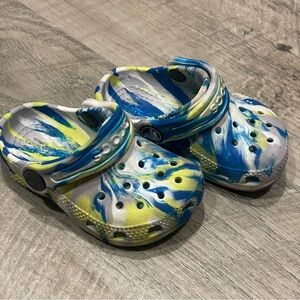 Toddler Crocs Classic Marbled Clog Size C5